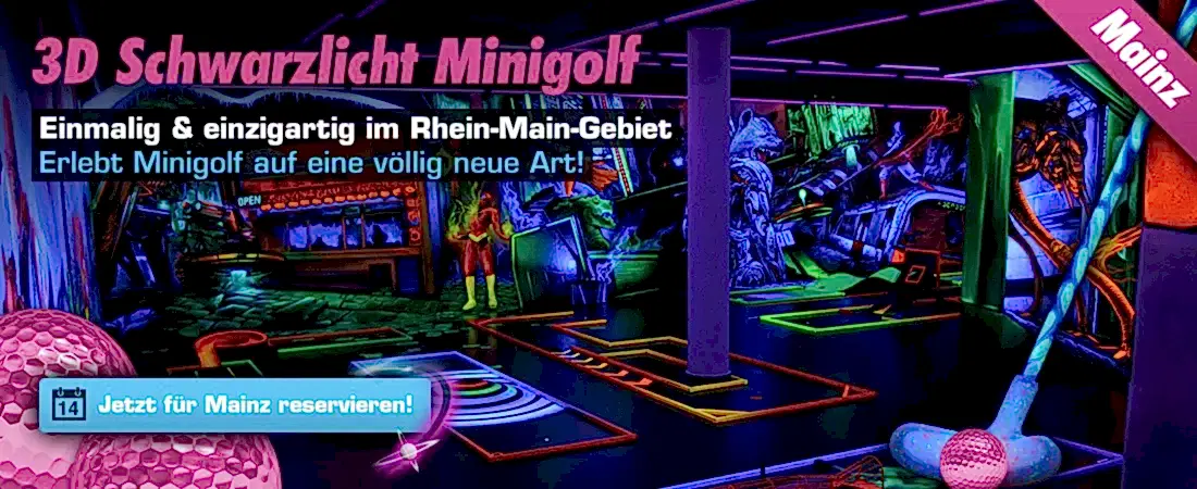 Schwarzlichtminigolf Mainz